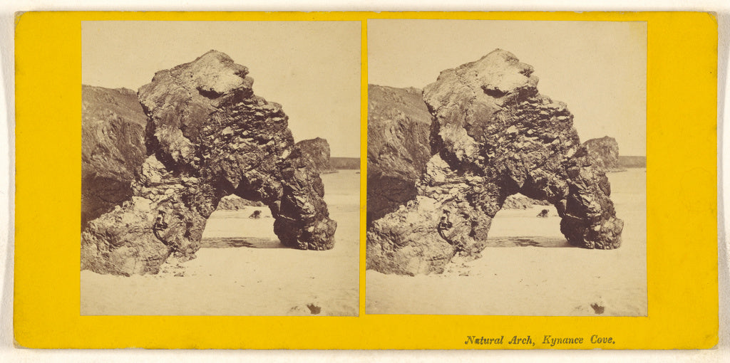 Unknown maker, British:Natural Arch, Kynance Cove., Poster Print Wall Art