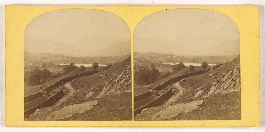Unknown maker, British:[Langdale Pike, Bow Fell and Loughrig, Poster Print Wall Art