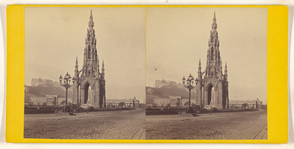 Unknown maker, British:[Scott Monument, Edinburgh], Poster Print Wall Art