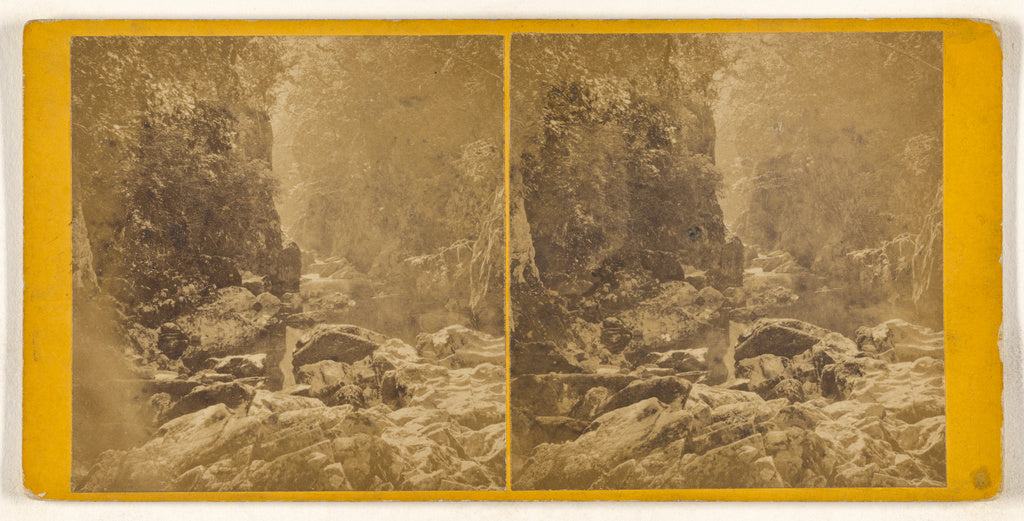 Unknown maker, British:Fors Noddin, - Fairy Glen, Bettws-y-c, Poster Print Wall Art