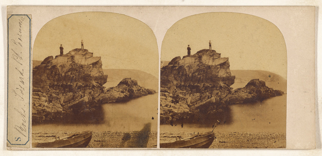 Unknown maker, British:[Rocks. Lizard Pt. Cornwall], Poster Print Wall Art