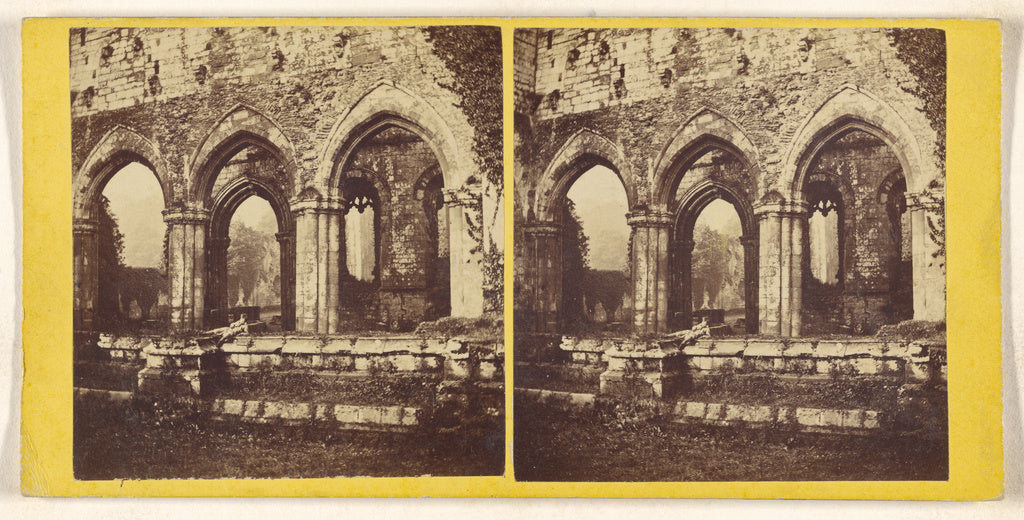 Unknown maker, British:[Fumet (?) Abbey, Chapel Windows], Poster Print Wall Art