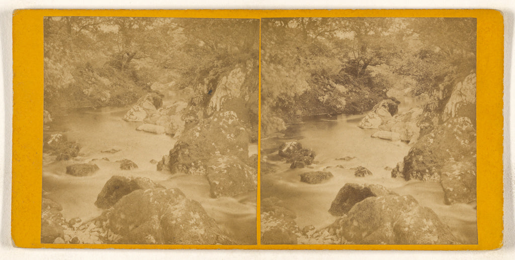 Unknown maker, British:View near Pandy Mill, Bettws-y-coed., Poster Print Wall Art