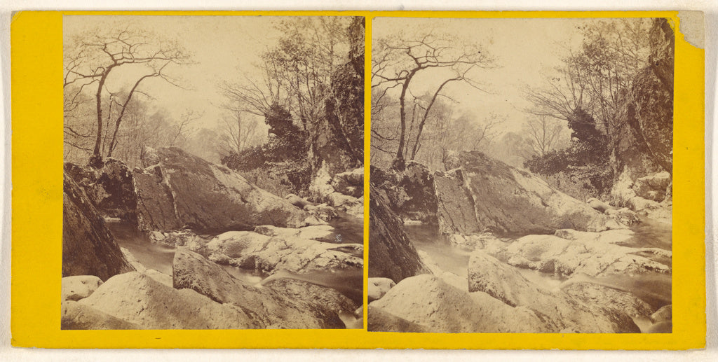 Unknown maker, British:[On the Stock Ghyll Stream. Ambleside, Poster Print Wall Art