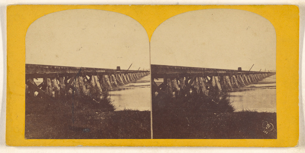 Unknown maker, British:[North Platt Bridge, 1st Crossing], Poster Print Wall Art