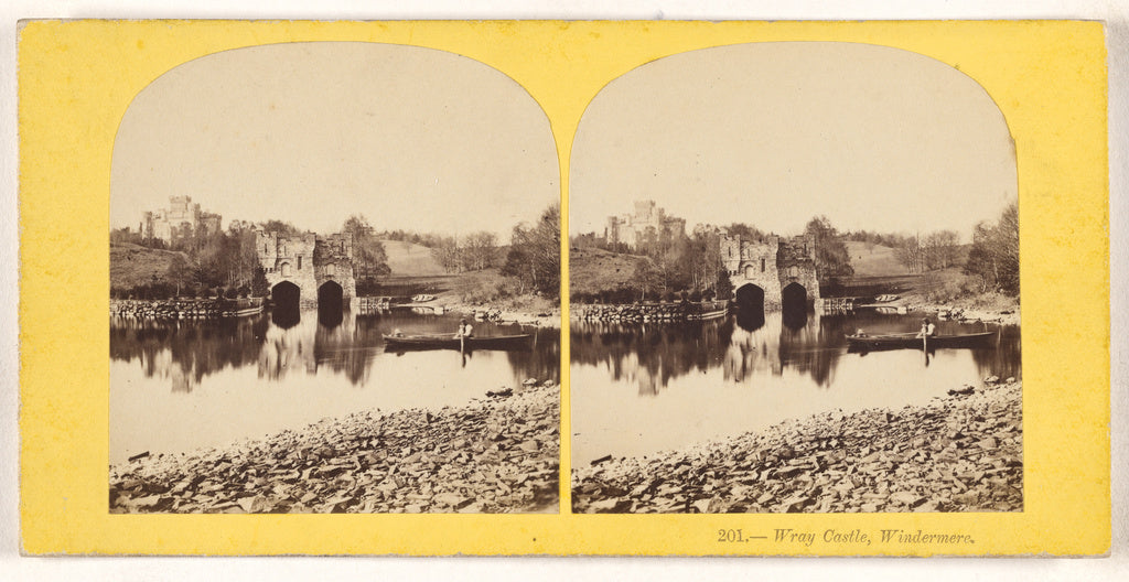Unknown maker, British:Wray Castle, Windermere., Poster Print Wall Art