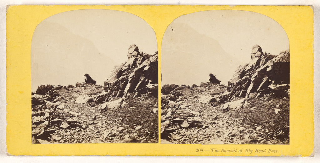 Unknown maker, British:The Summit of Sty Head Pass., Poster Print Wall Art