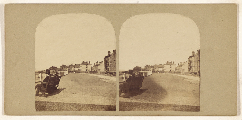 Unknown maker, British:[Promenade, Southport], Poster Print Wall Art