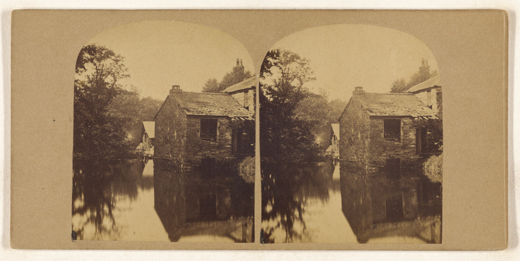 Unknown maker, British:[Mill on the Stockgyll(sic)], Poster Print Wall Art