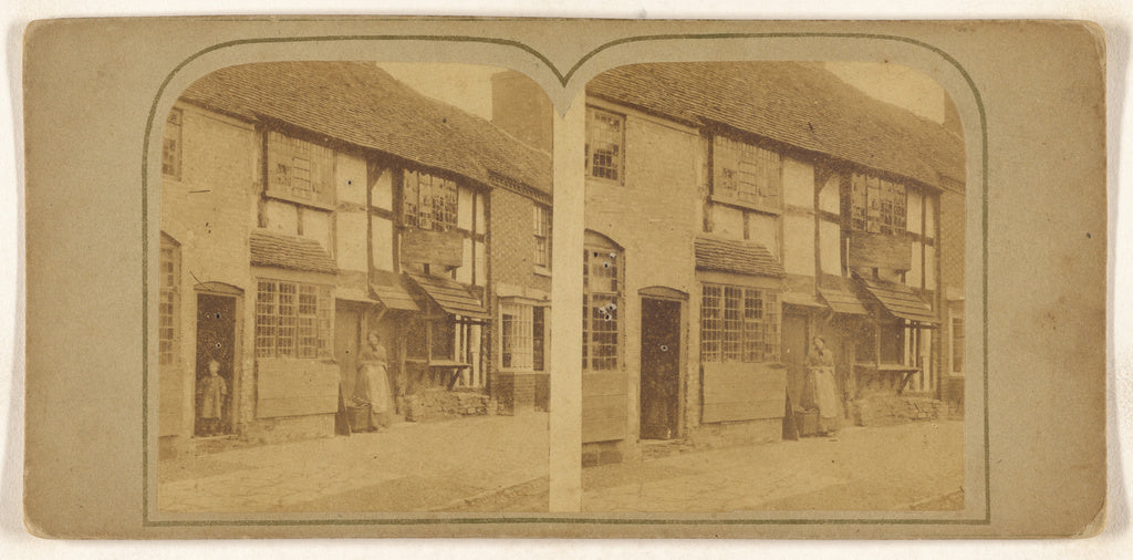 Unknown maker, British:Shakspeare's House, Stratford-on-Avon, Poster Print Wall Art