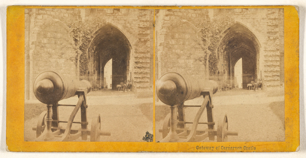 Unknown maker, British:Gateway of Carnarven Castle, Poster Print Wall Art
