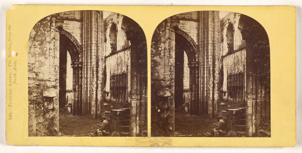 Unknown maker, British:Furness Abbey. - The Sedilia, from th, Poster Print Wall Art