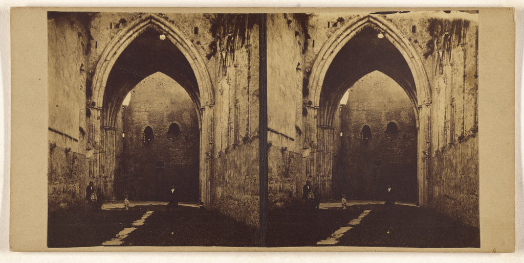 Unknown maker, British:[Intern from the Chancel. Castle of C, Poster Print Wall Art