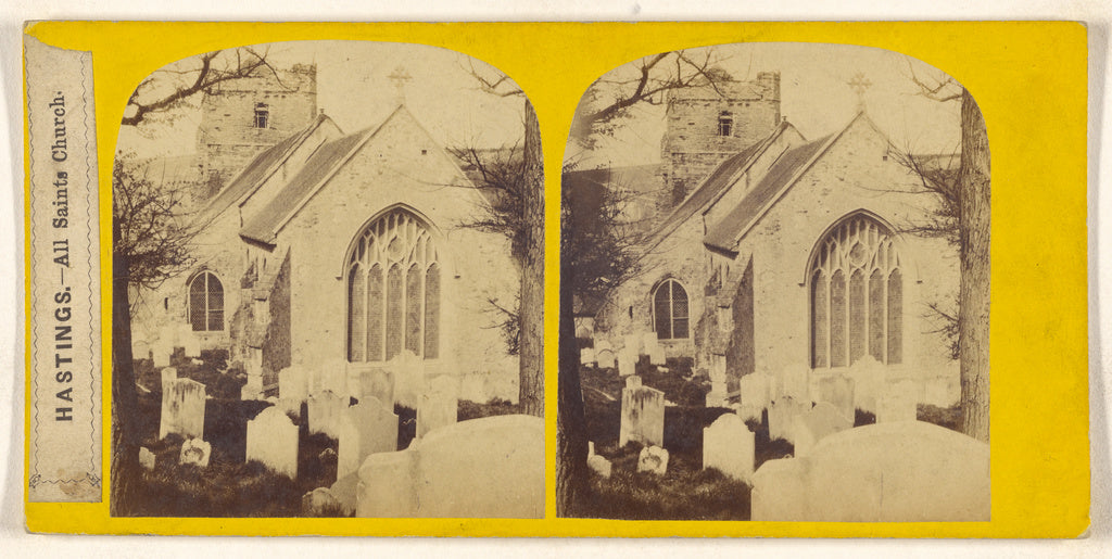 Unknown maker, British:Hastings. - All Saints Church., Poster Print Wall Art