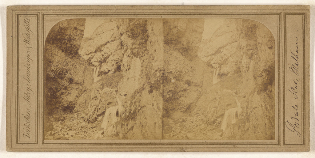 Unknown maker, British:[Gordale Scar, Malvern], Poster Print Wall Art