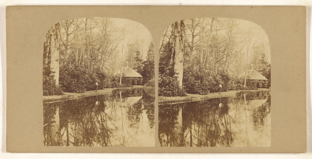 Unknown maker, British:Scene in Whiteknights, near Reading. , Poster Print Wall Art