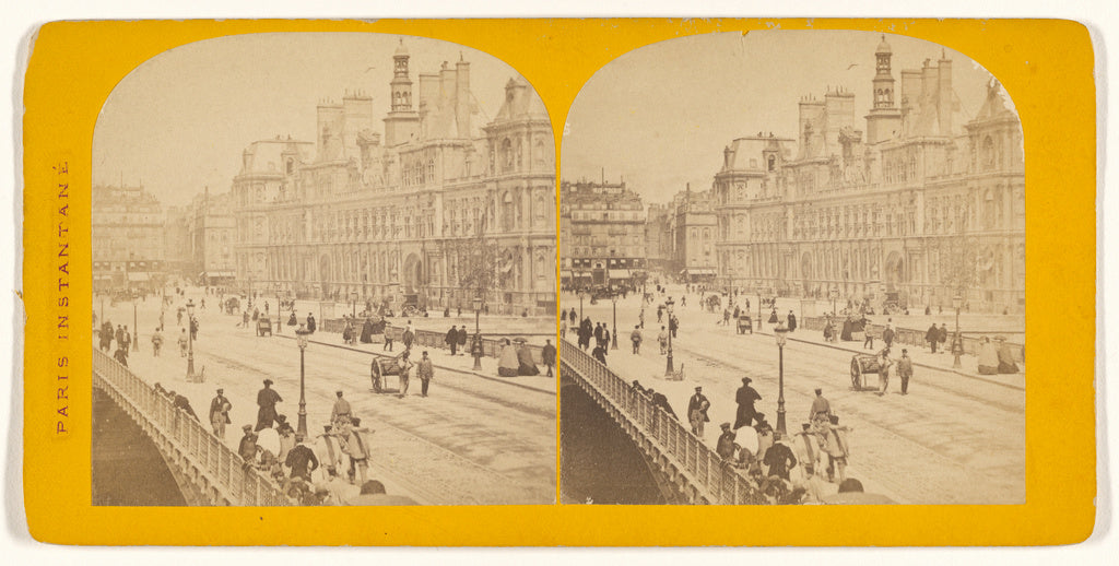 Unknown maker, French:[Hotel de Ville], Poster Print Wall Art