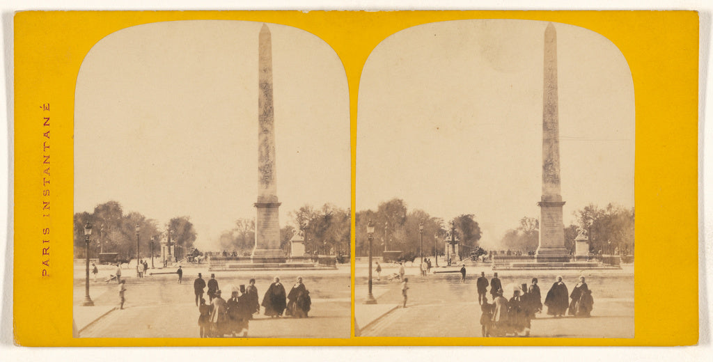 Unknown maker, French:[Obelisk, Paris], Poster Print Wall Art