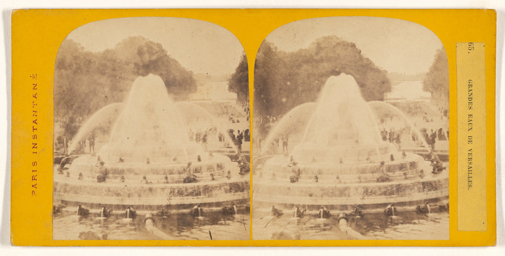 Unknown maker, French:Grandes Eaux de Versailles., Poster Print Wall Art