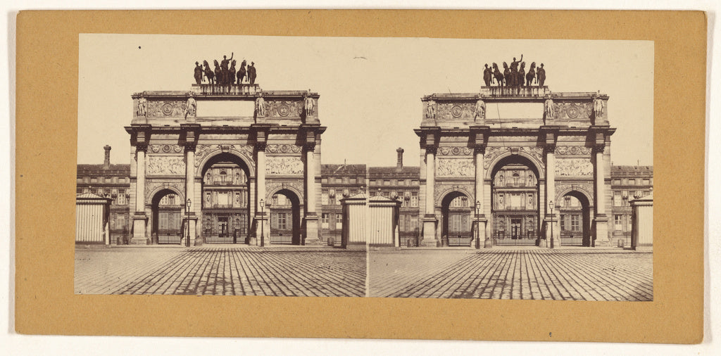 Unknown maker, French:[Arch, Paris, France], Poster Print Wall Art