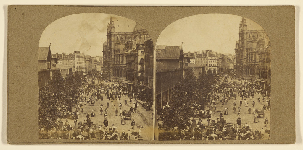 Lecocq-Frêné:[Les Halles, Paris, France], Poster Print Wall Art