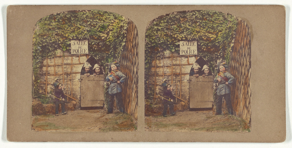 Unknown maker, French:[Enfants], Poster Print Wall Art
