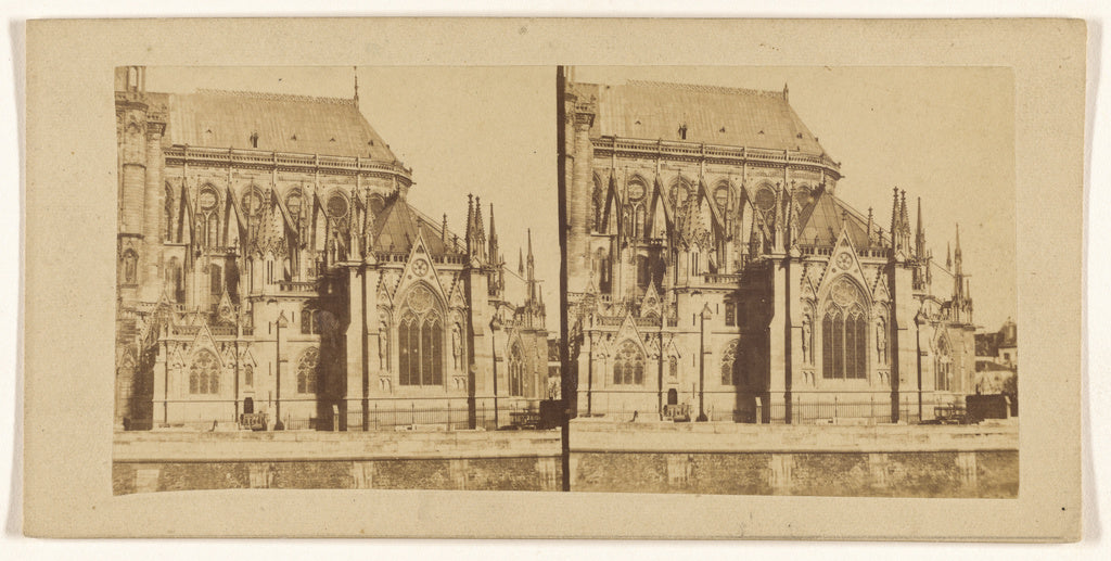 Unknown maker, French:[L'abside de Notre Dame], Poster Print Wall Art