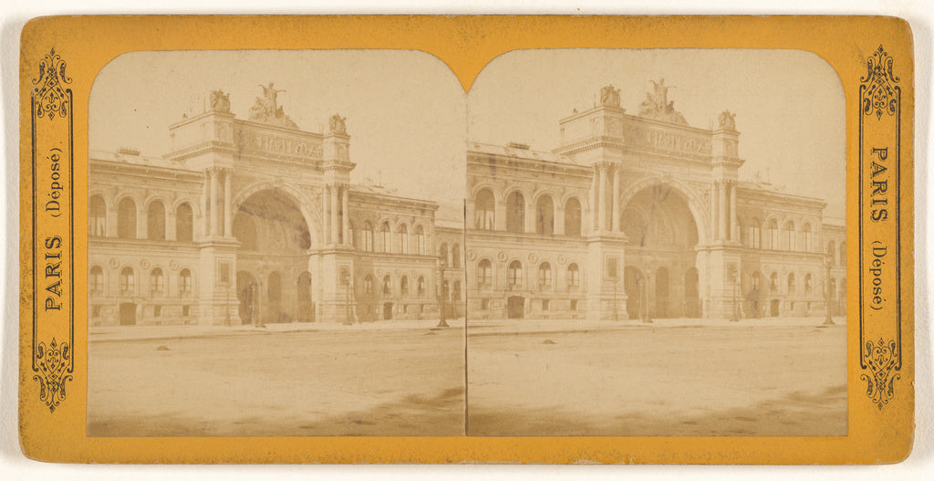 Unknown maker, French:[Palais de l'Industrie], Poster Print Wall Art
