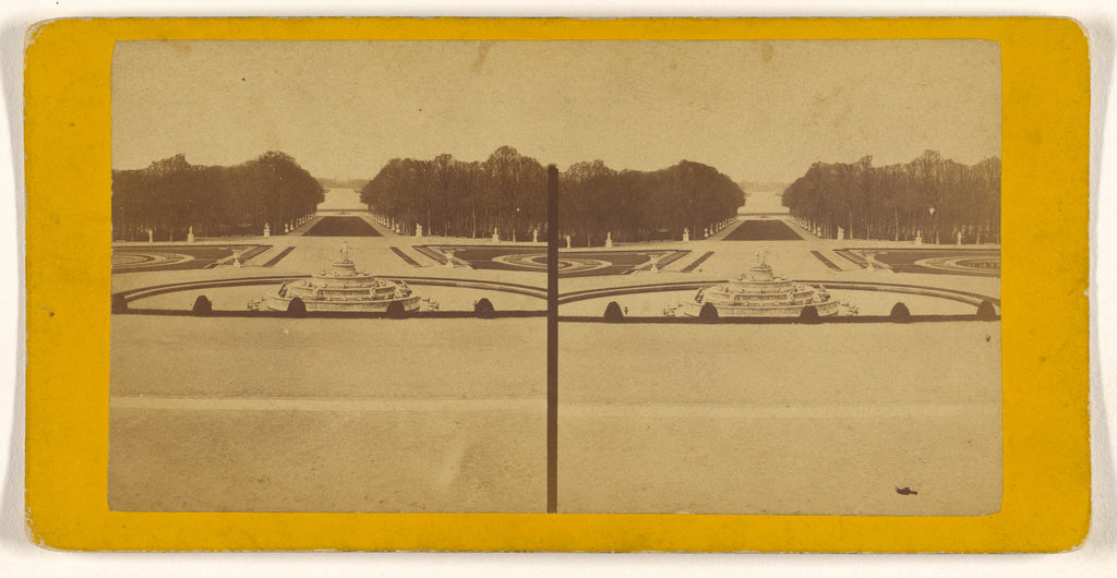 Unknown maker, French:[Panorama du parc, Versailles], Poster Print Wall Art