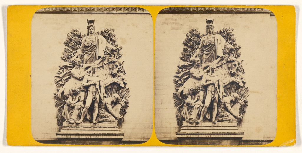 Unknown maker, French:[Arc de Triomphe. L'agriculture], Poster Print Wall Art
