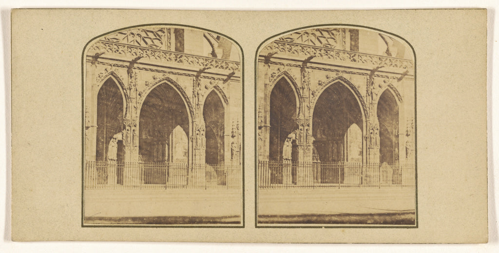 Unknown maker, French:[Porch of St. Germain L'Auxerrois], Poster Print Wall Art