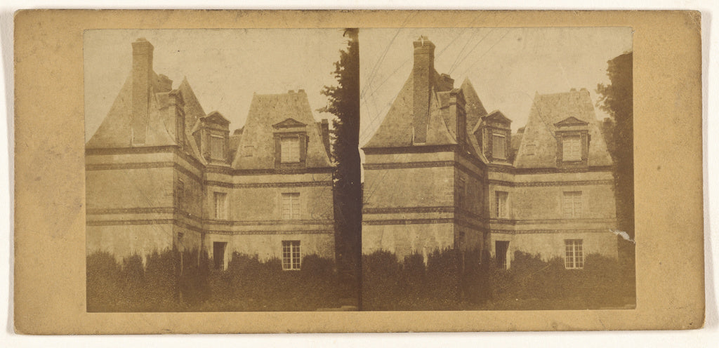 Unknown maker, French:[Chateau fontainebleau], Poster Print Wall Art