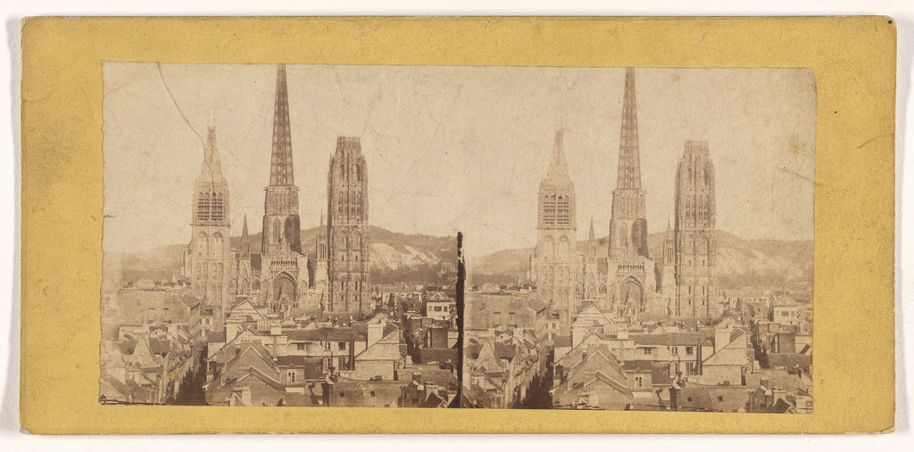 Unknown maker, French:[Paris view including Tour St. Jacques, Poster Print Wall Art