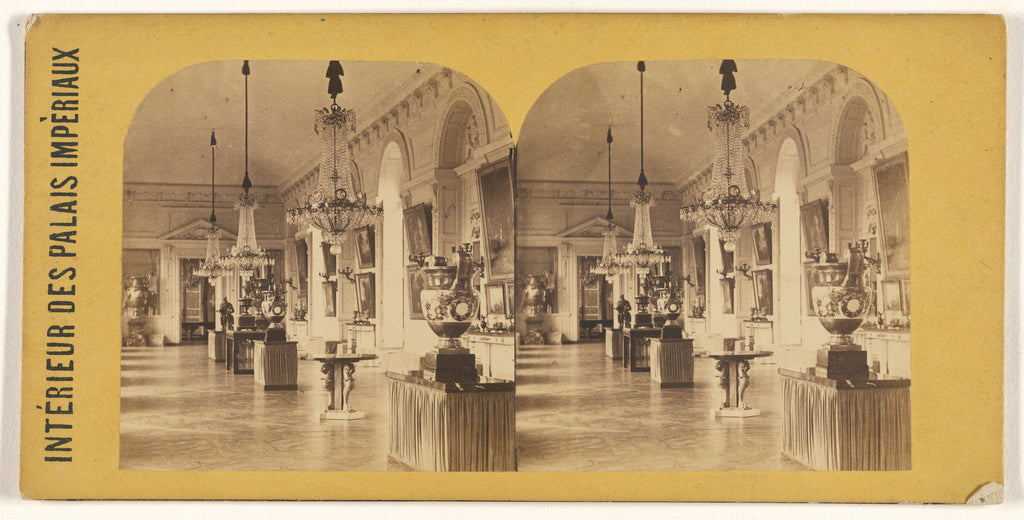 Unknown maker, French:[Grande Galerie, Trianon.]/Interieur d, Poster Print Wall Art