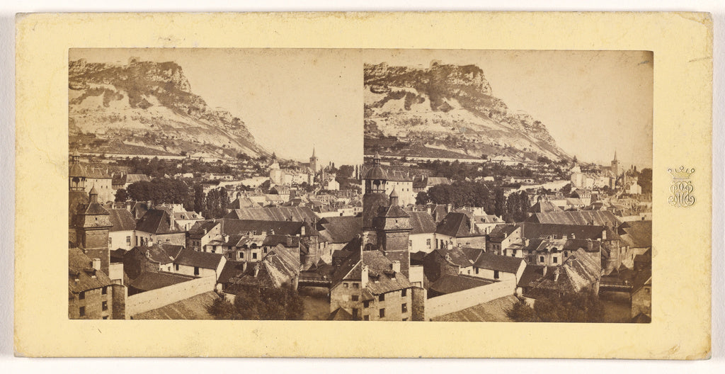 Unknown maker, French:[Le pont Belin et l'eglise Ste Anatoil, Poster Print Wall Art