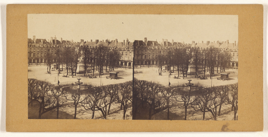 Unknown maker, French:[Place royale], Poster Print Wall Art