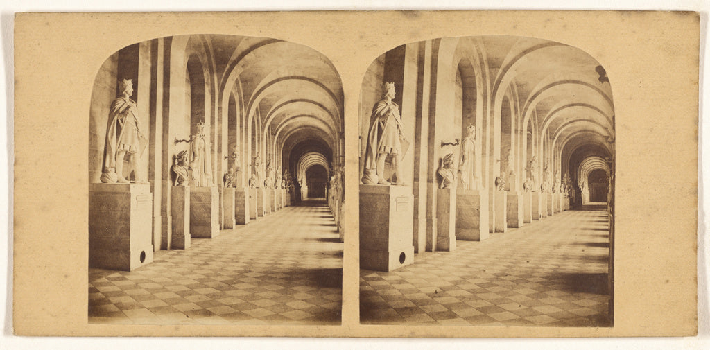 Unknown maker, French:[Galerie des Sculptures musee de Versa, Poster Print Wall Art