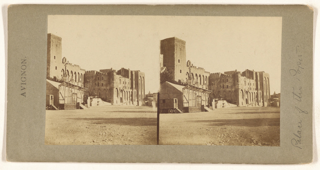 Unknown maker, French:Avignon. [Palace of the Popes], Poster Print Wall Art