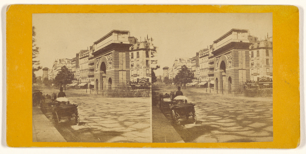 Unknown maker, French:[Boulevard St. Martin], Poster Print Wall Art