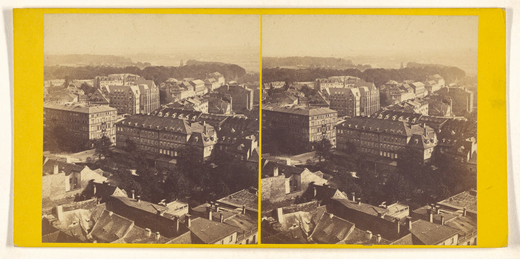 Unknown maker, German:[Thurz-schule & Donau Platz, Dresden], Poster Print Wall Art