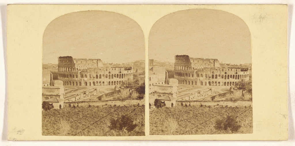 Unknown maker, Italian:The Colosseum. Rome., Poster Print Wall Art