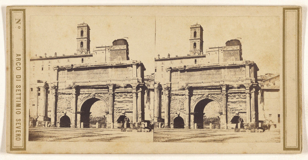 Unknown maker, Italian:Arco di Settimio Severo, Poster Print Wall Art