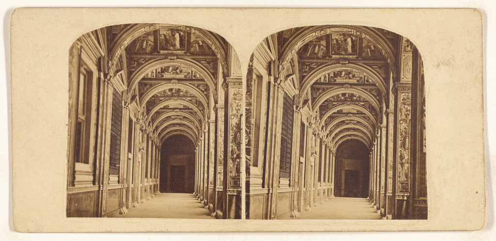 Unknown maker, Italian:[Les Loges de Raphael au Vatican], Poster Print Wall Art