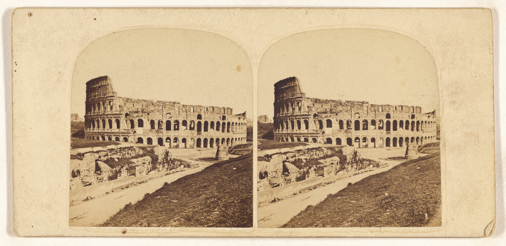 Unknown maker, Italian:[Le Colysee a Rome], Poster Print Wall Art