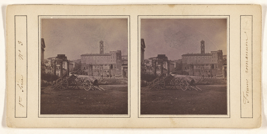 Unknown maker, Italian:[Forum romanum], Poster Print Wall Art