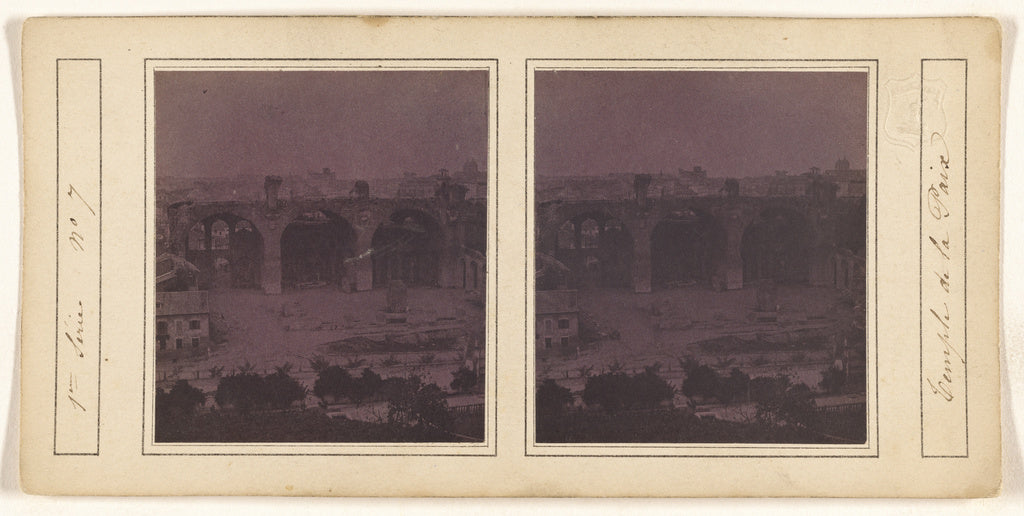 Unknown maker, Italian:[Temple de la Paix], Poster Print Wall Art