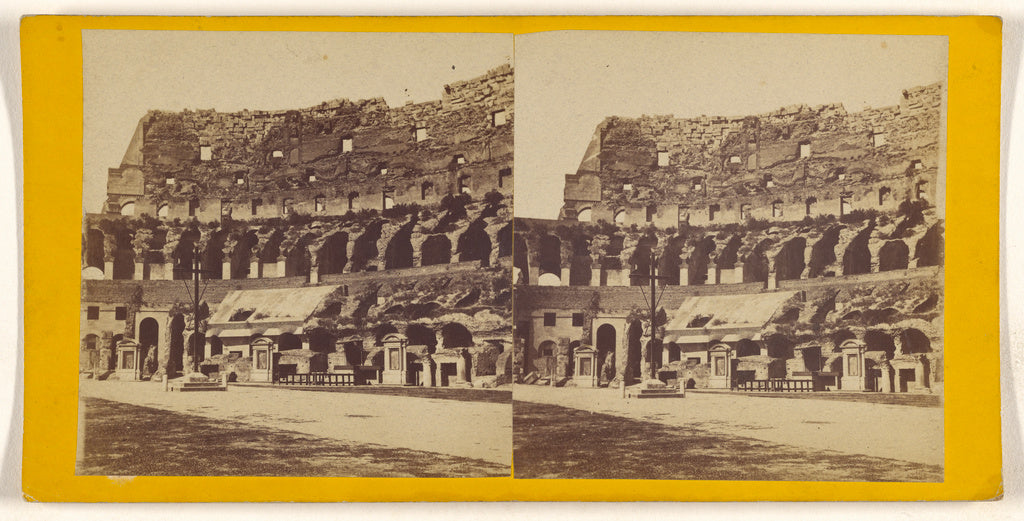 Unknown maker, Italian:[Rome. Interior of the Colosseum], Poster Print Wall Art