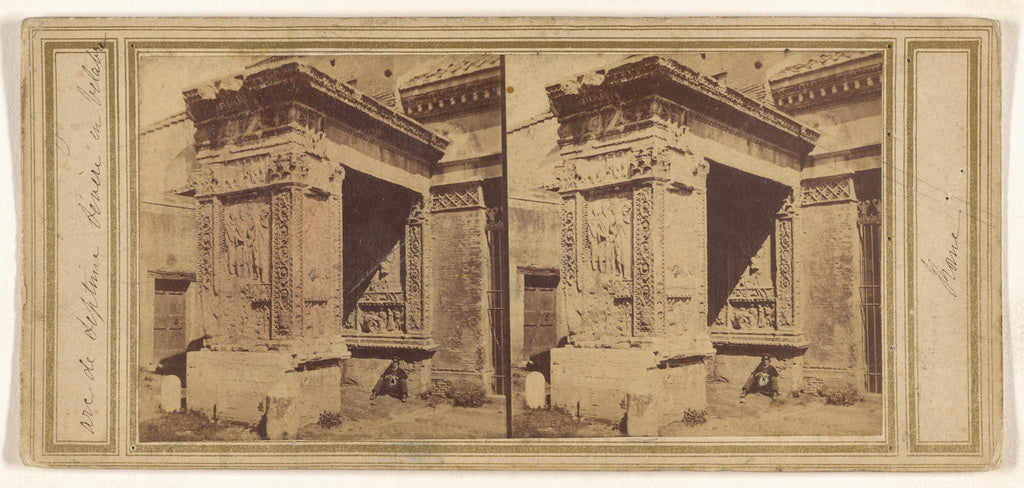 Unknown maker, Italian:[Arc de Septime Severe en Velabre, Ro, Poster Print Wall Art