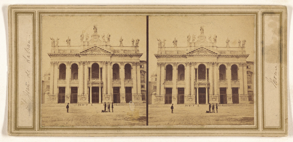 Unknown maker, Italian:[St. Jean de Latran, Rome], Poster Print Wall Art