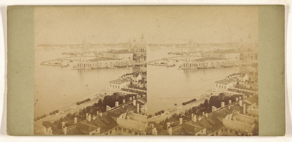 Unknown maker, Italian:[Panorama presa dal Campanile di S. M, Poster Print Wall Art